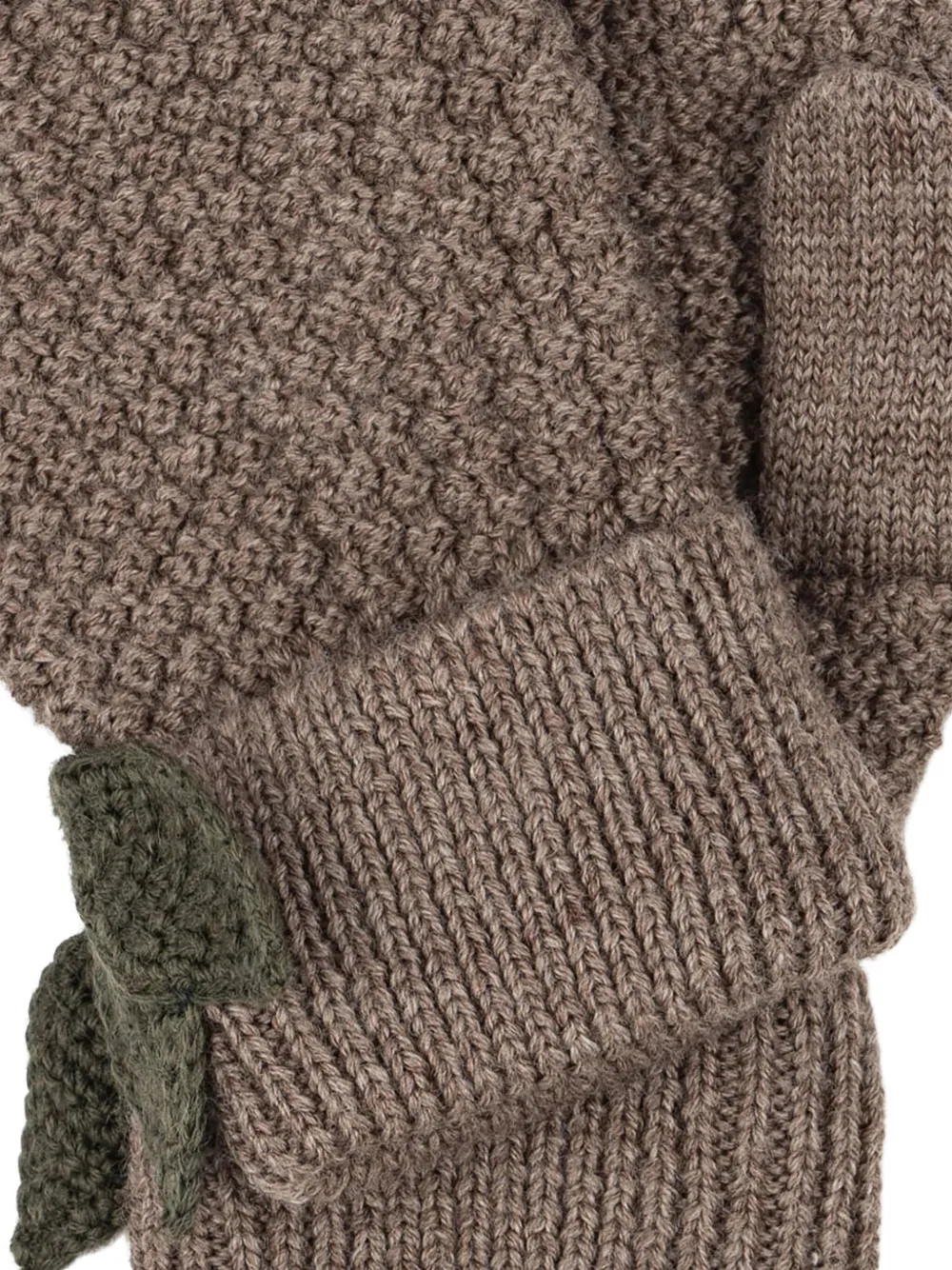 Konges Sløjd Wollen wanten Bruin