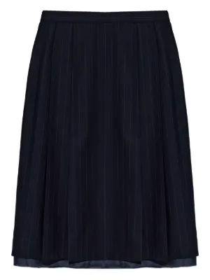 Miu Miu Pleated Skirt | Grey | FARFETCH
