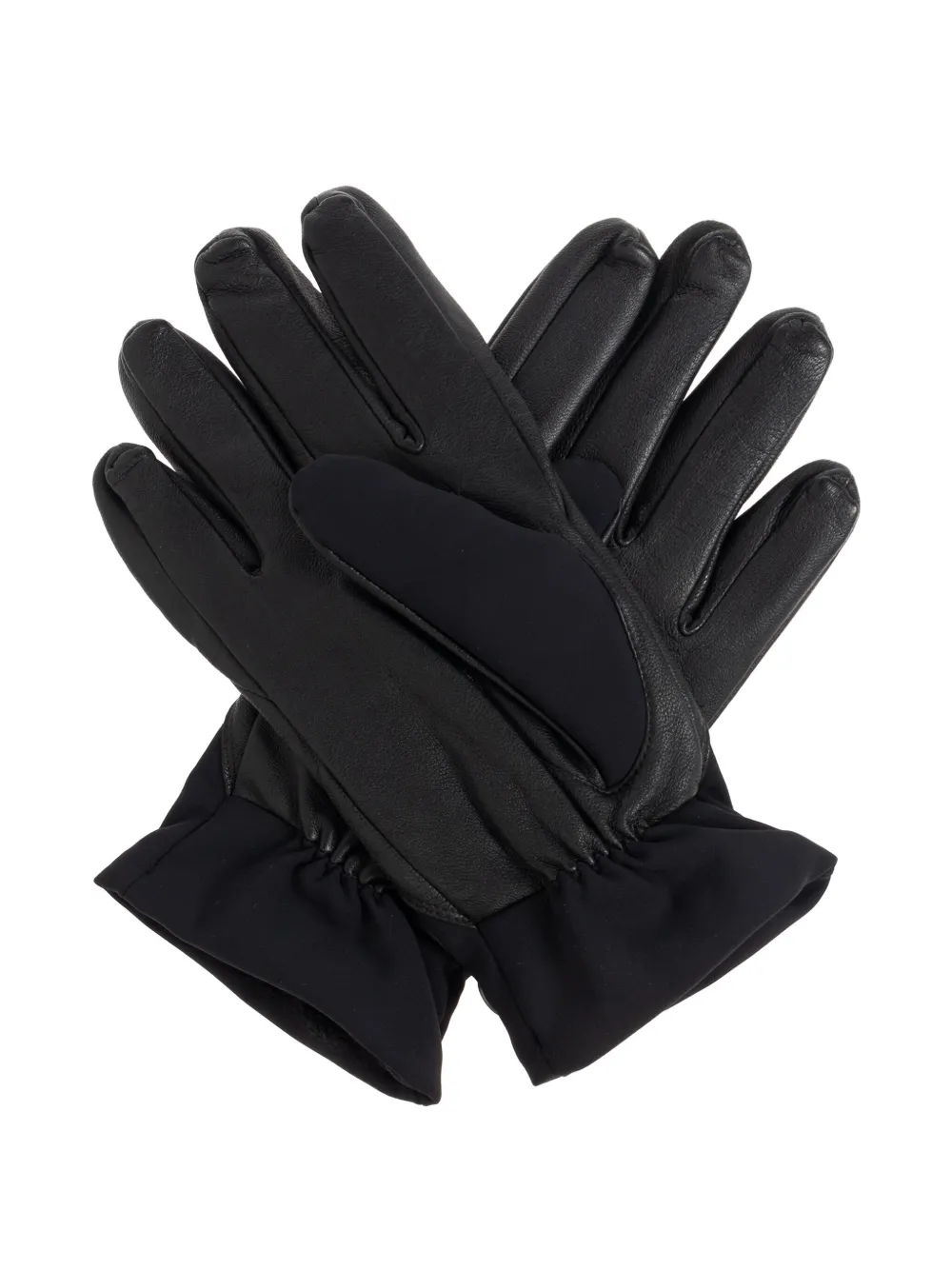 Canada Goose panelled-design gloves - Zwart