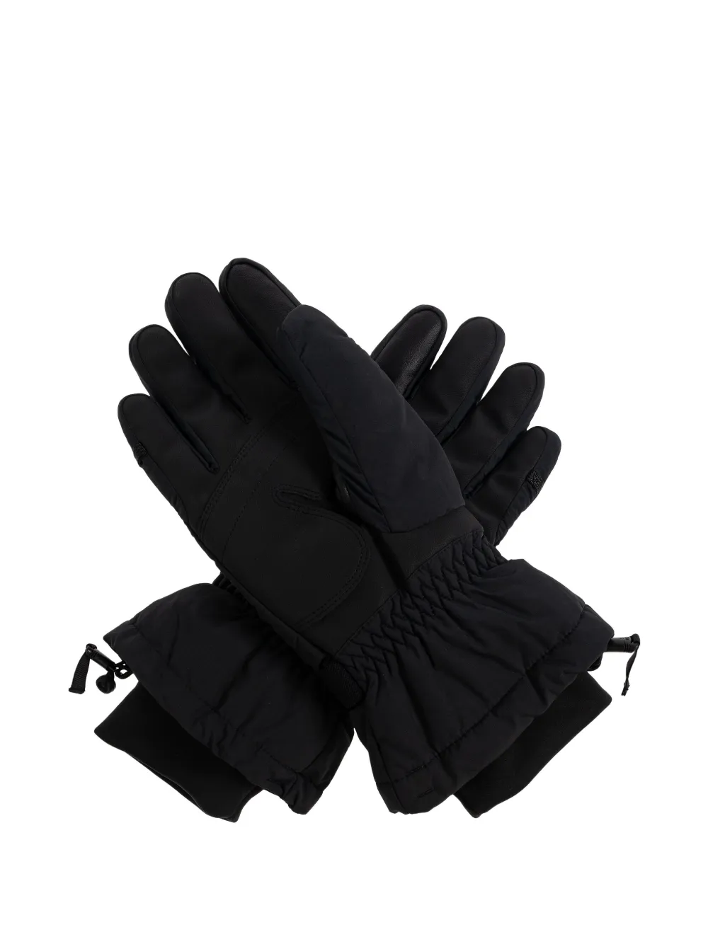Canada Goose Fundamental logo-patch gloves - Zwart