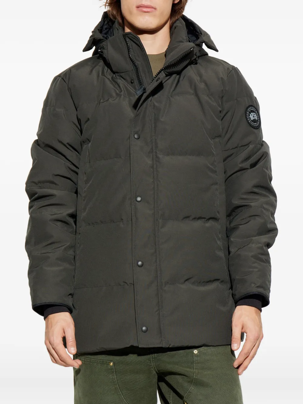 Canada Goose Wyndham Down Jacket In Green