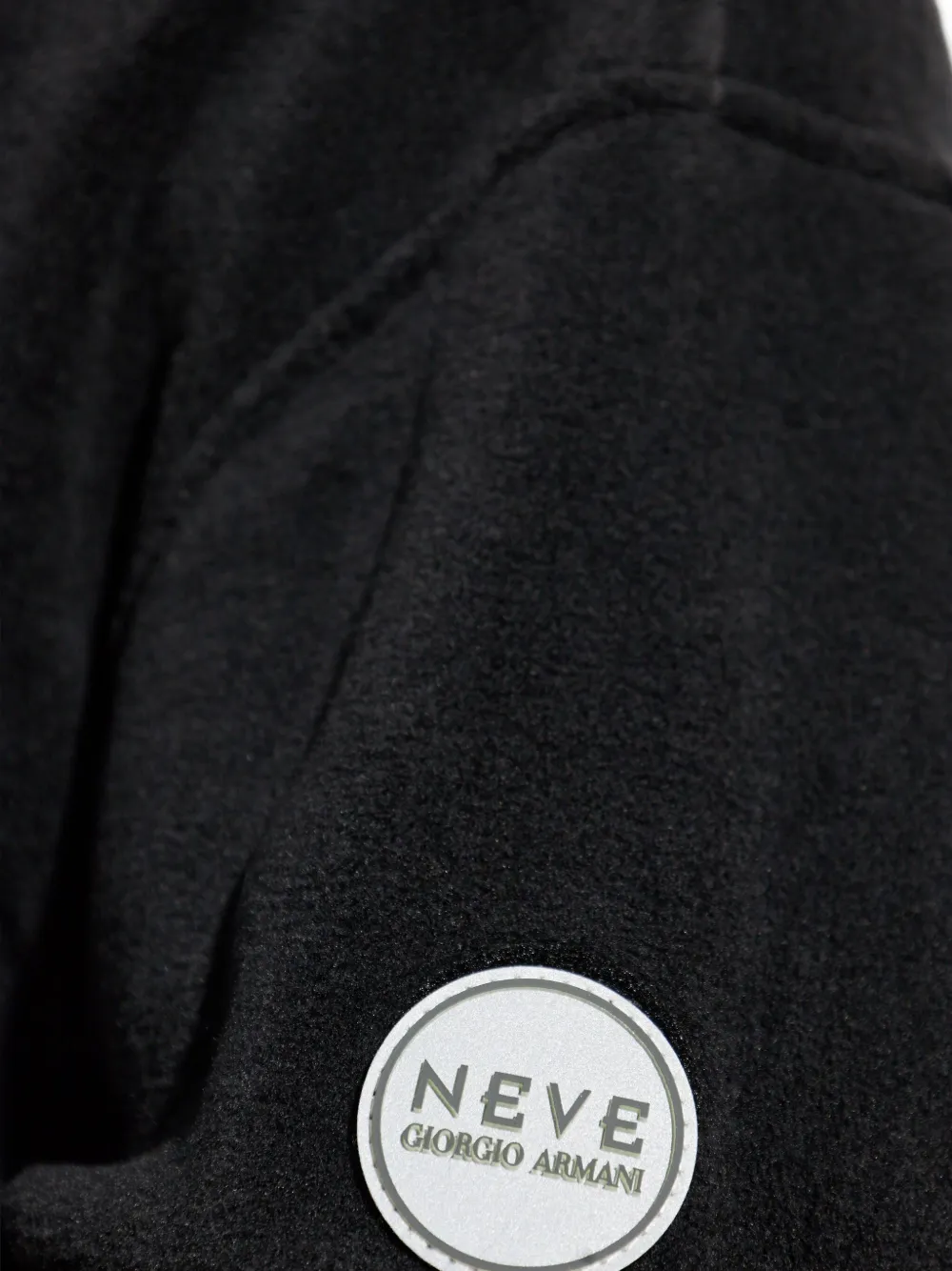 Giorgio Armani Trui met halve rits Zwart