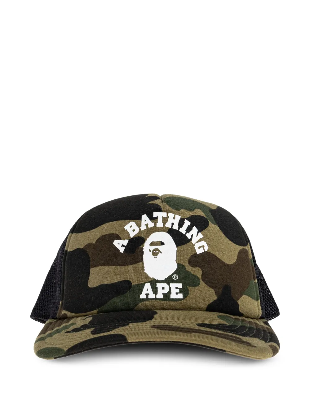 A BATHING APE® камуфляжная кепка с логотипом | зеленый | Image 1