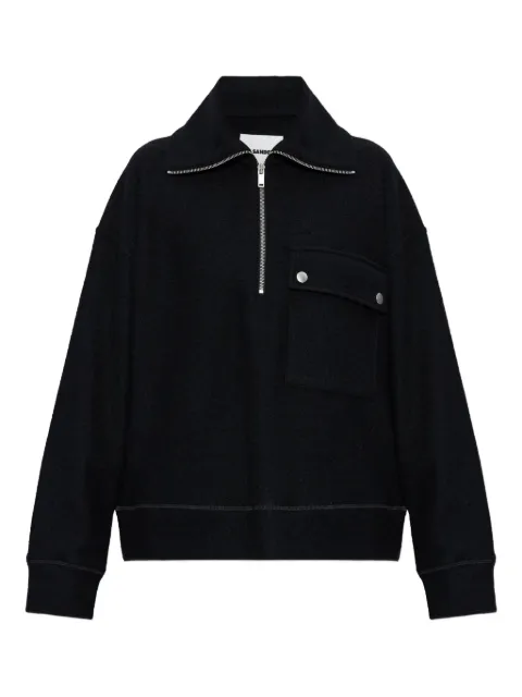 JIL SANDER+ half-zip long-sleeve sweatshirt