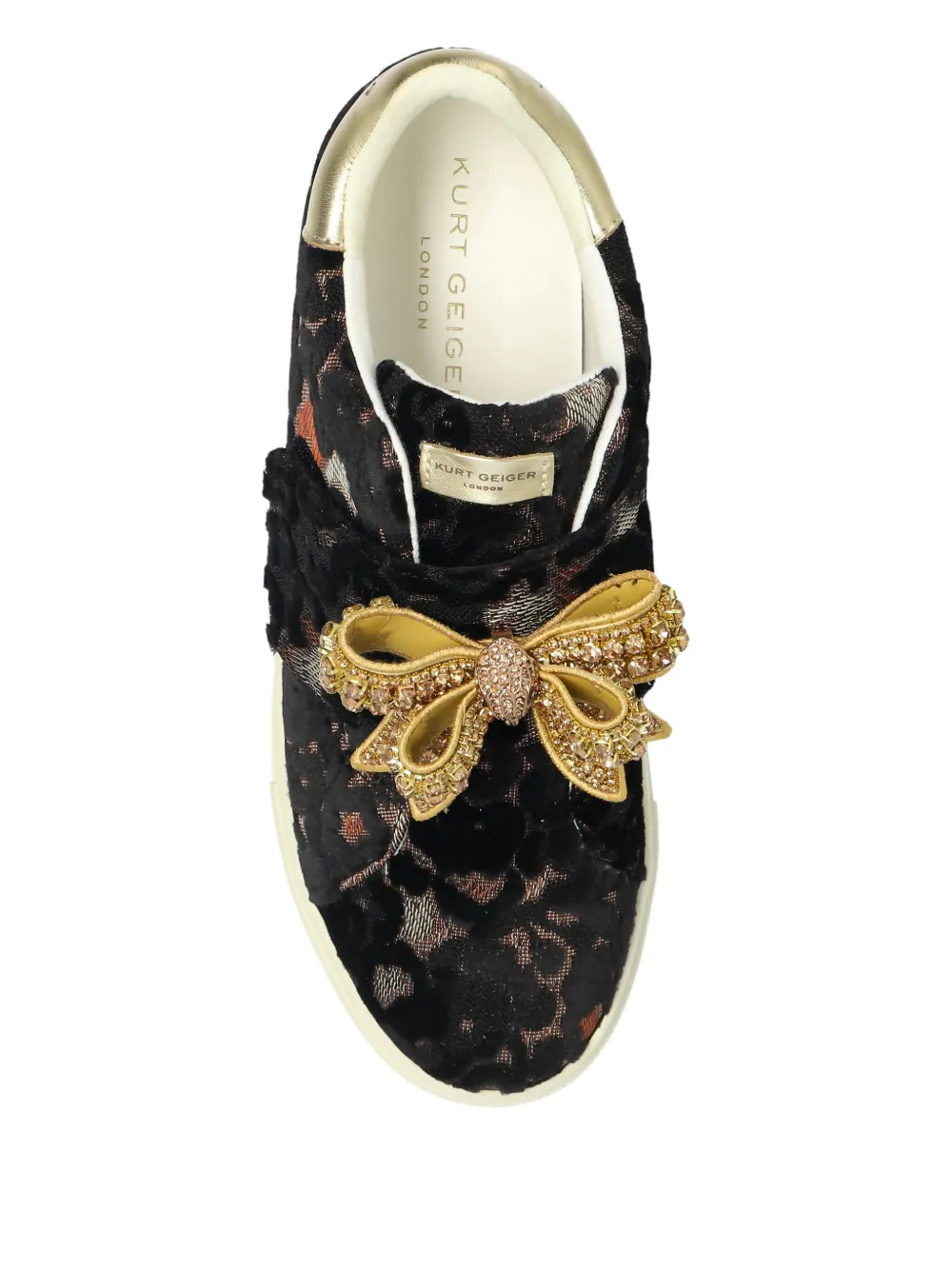 Kurt Geiger Laney Bow Detail Sneakers In Multi