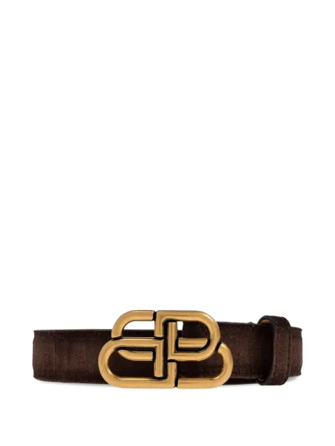 Balenciaga logo-buckle belt