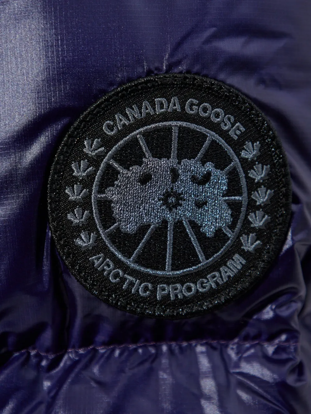 Canada Goose Cypress gewatteerd jack met capuchon Paars