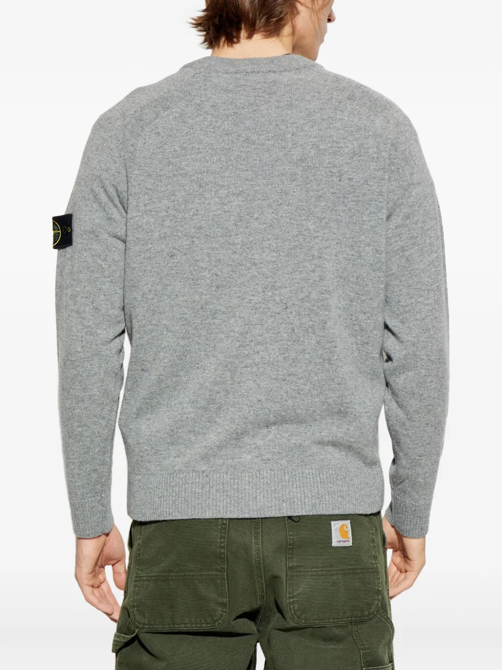 Stone Island Wollen vest Grijs