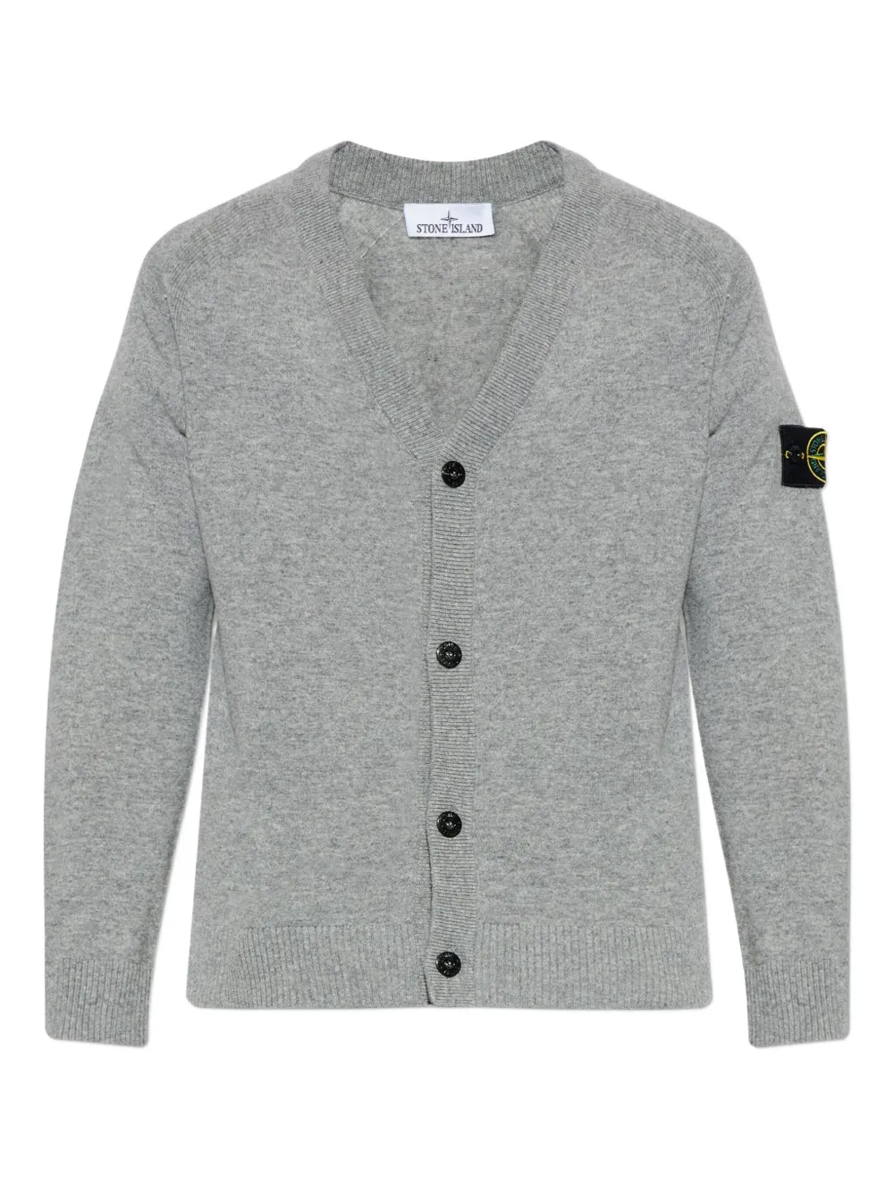 Stone Island button-fastening cardigan | gris | Image 1
