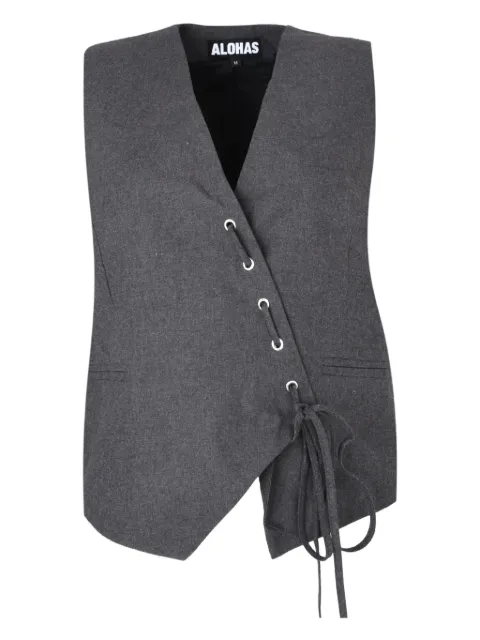 ALOHAS lace-up vest