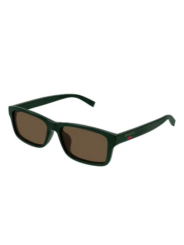 GUCCI　サングラス Gucci Eyewear GG1986SA スクエアフレーム サングラス | グリーン