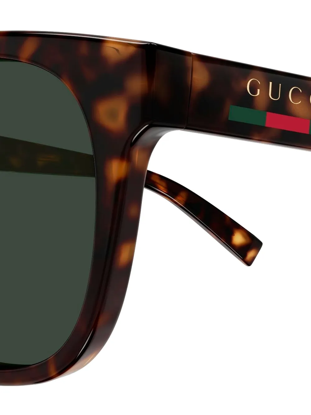 Gucci Eyewear GG1985S zonnebril met montuur met brug Bruin