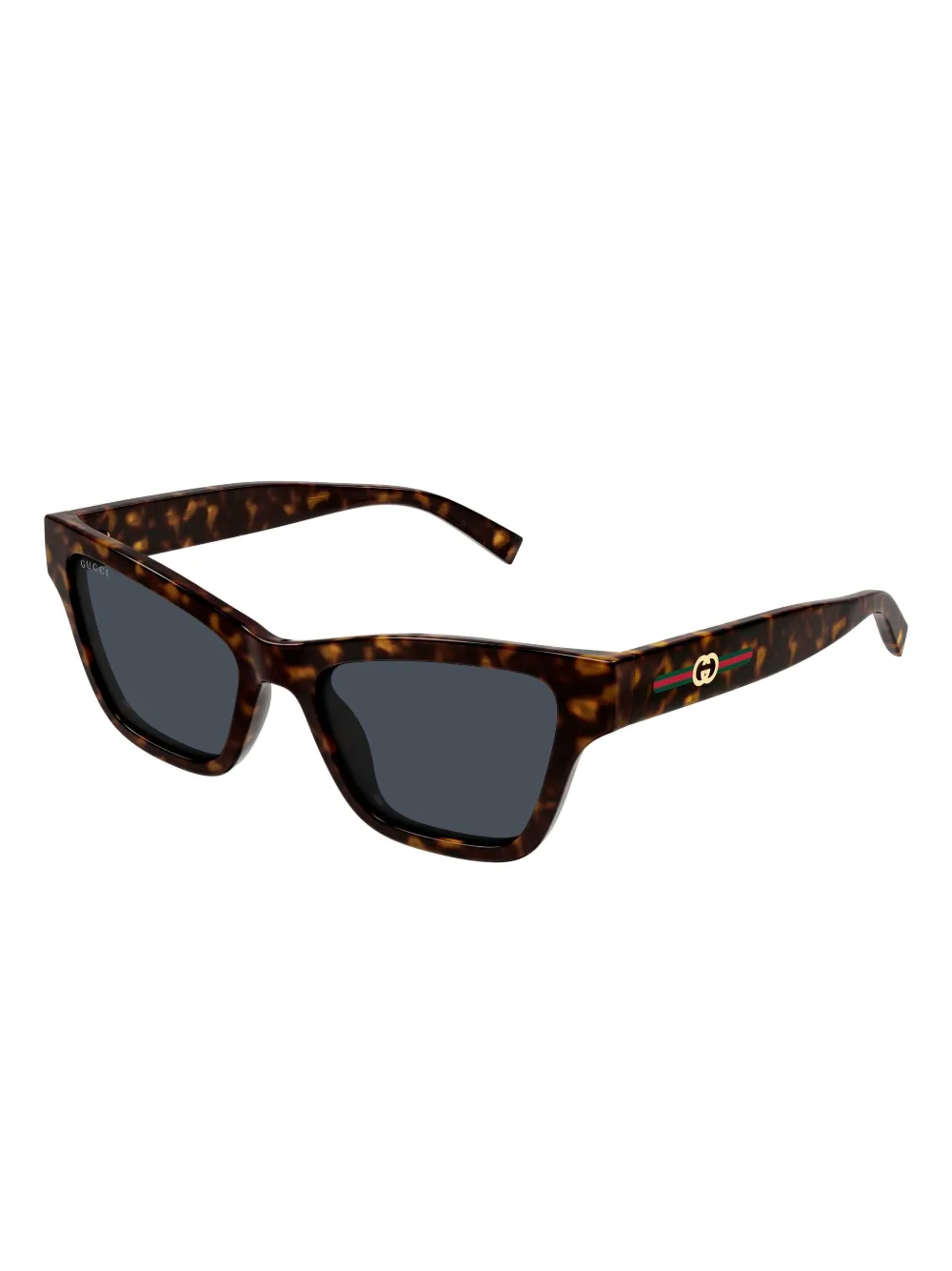 Gucci Eyewear Zonnebril met geometrisch montuur - Bruin