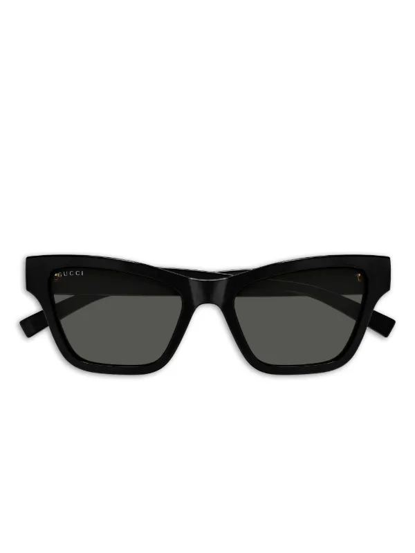 Gucci Eyewear GG1982S Square Sunglasses | Black | FARFETCH