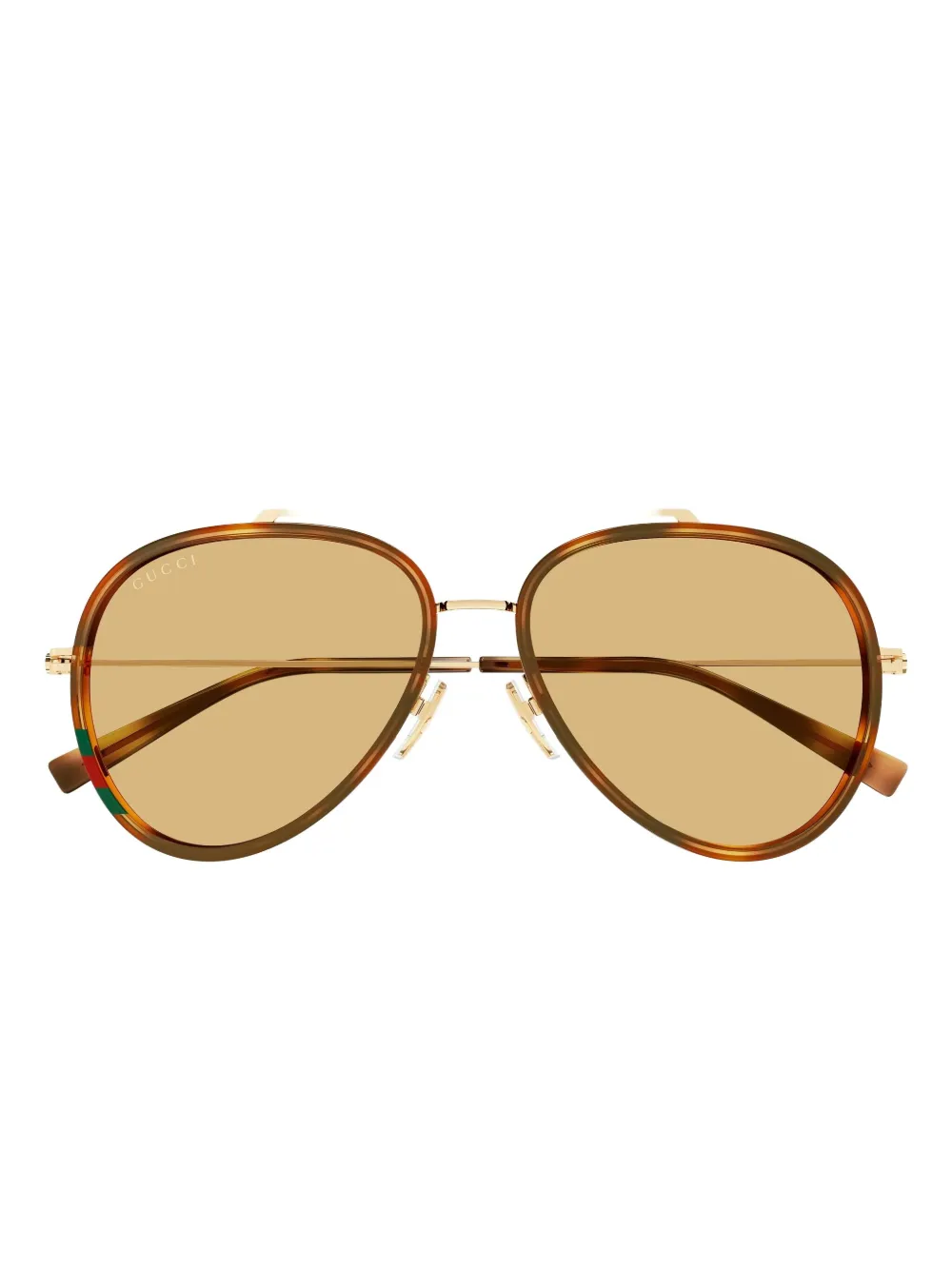 Gucci Gg1981s Pilot-frame Sunglasses In Brown