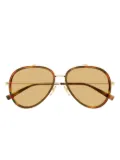 Gucci Eyewear GG1981S pilot-frame sunglasses - Gold