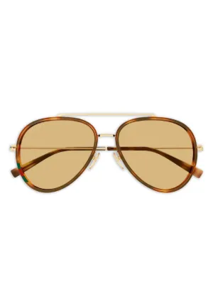 Gucci Eyewear オーバーサイズ サングラス | グレー | FARFETCH JP