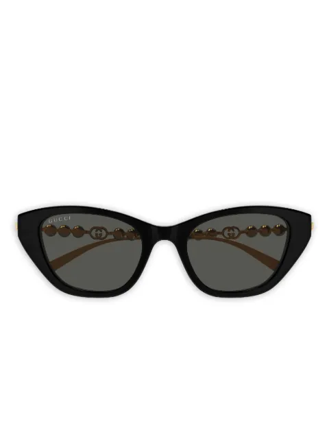 Gucci Eyewear pearl-embellished cat-eye sunglasses