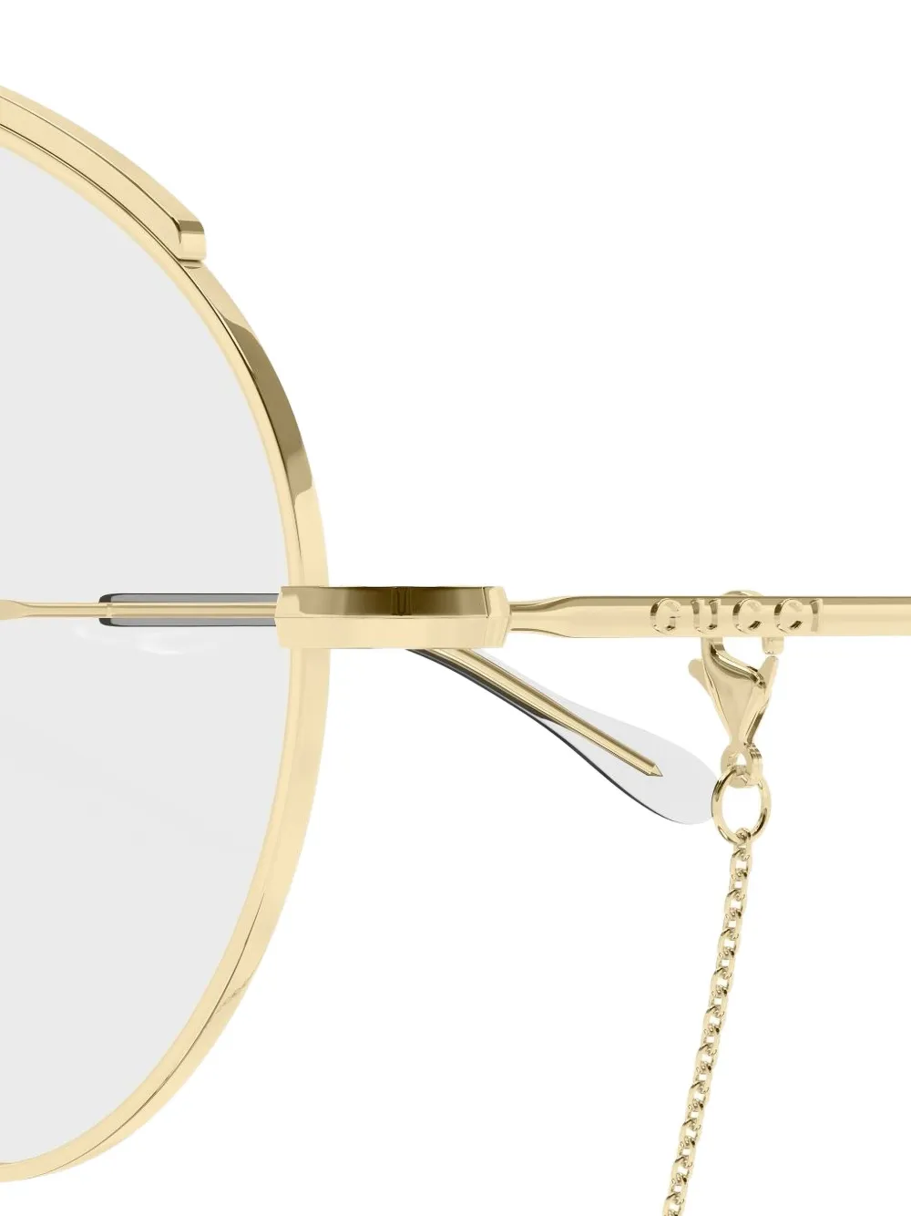 Gucci Eyewear Zonnebril met piloten montuur - Goud