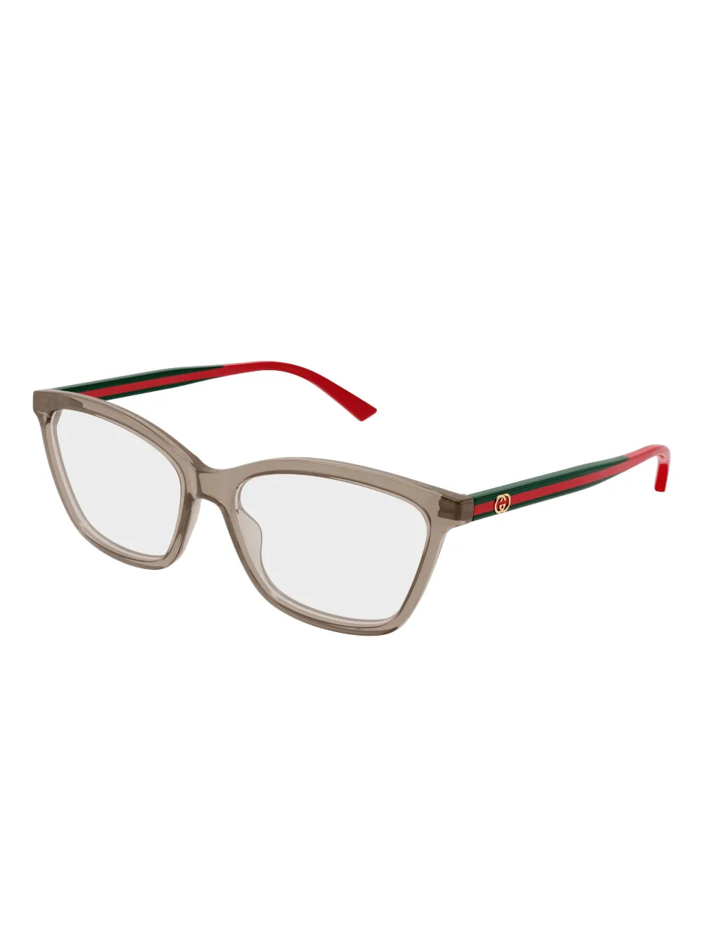 Gucci Eyewear lunettes de vue rayées à monture papillon | Image 2