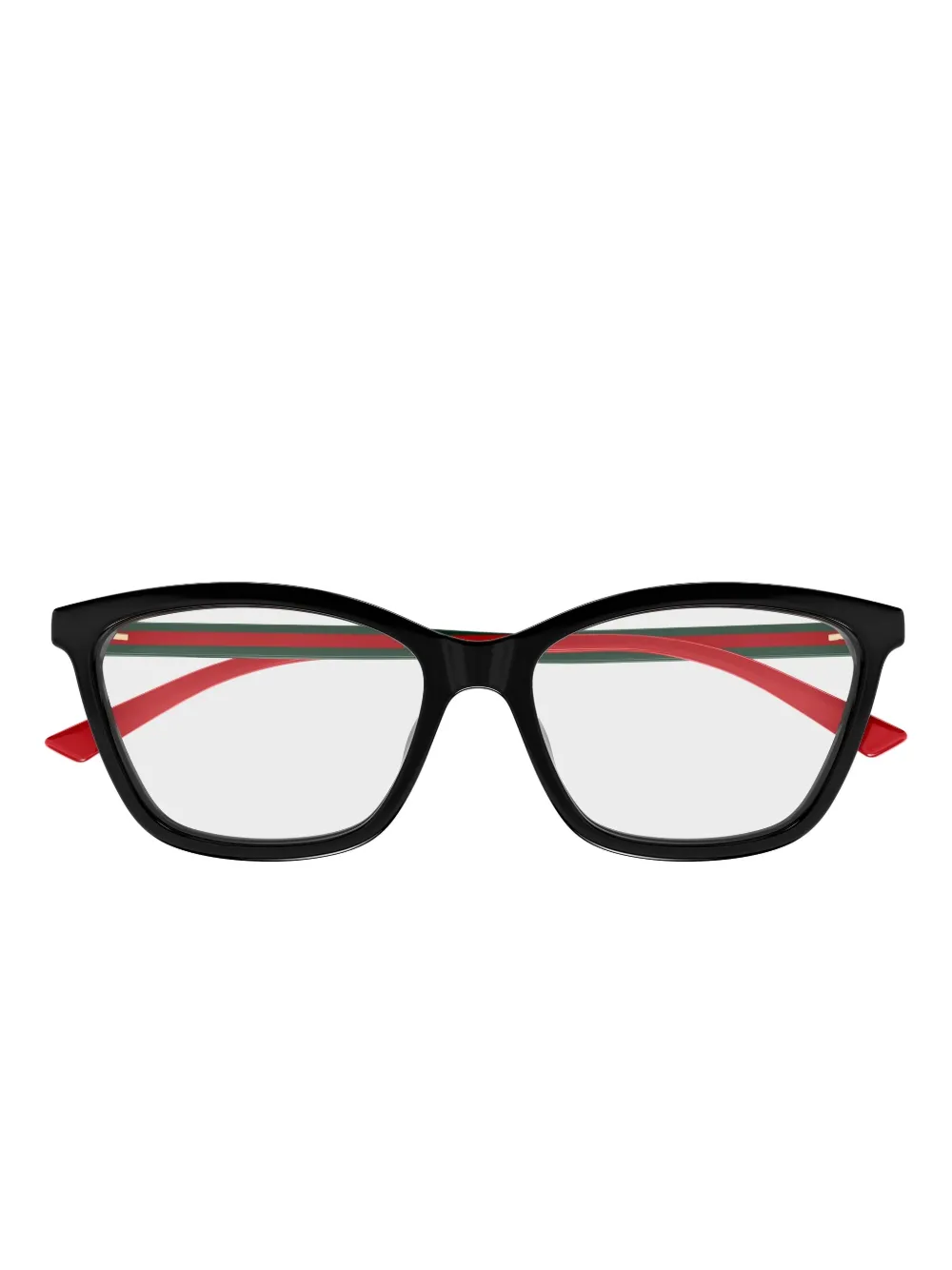 Gucci Eyewear stripe cat-eye glasses | Black | Image 1