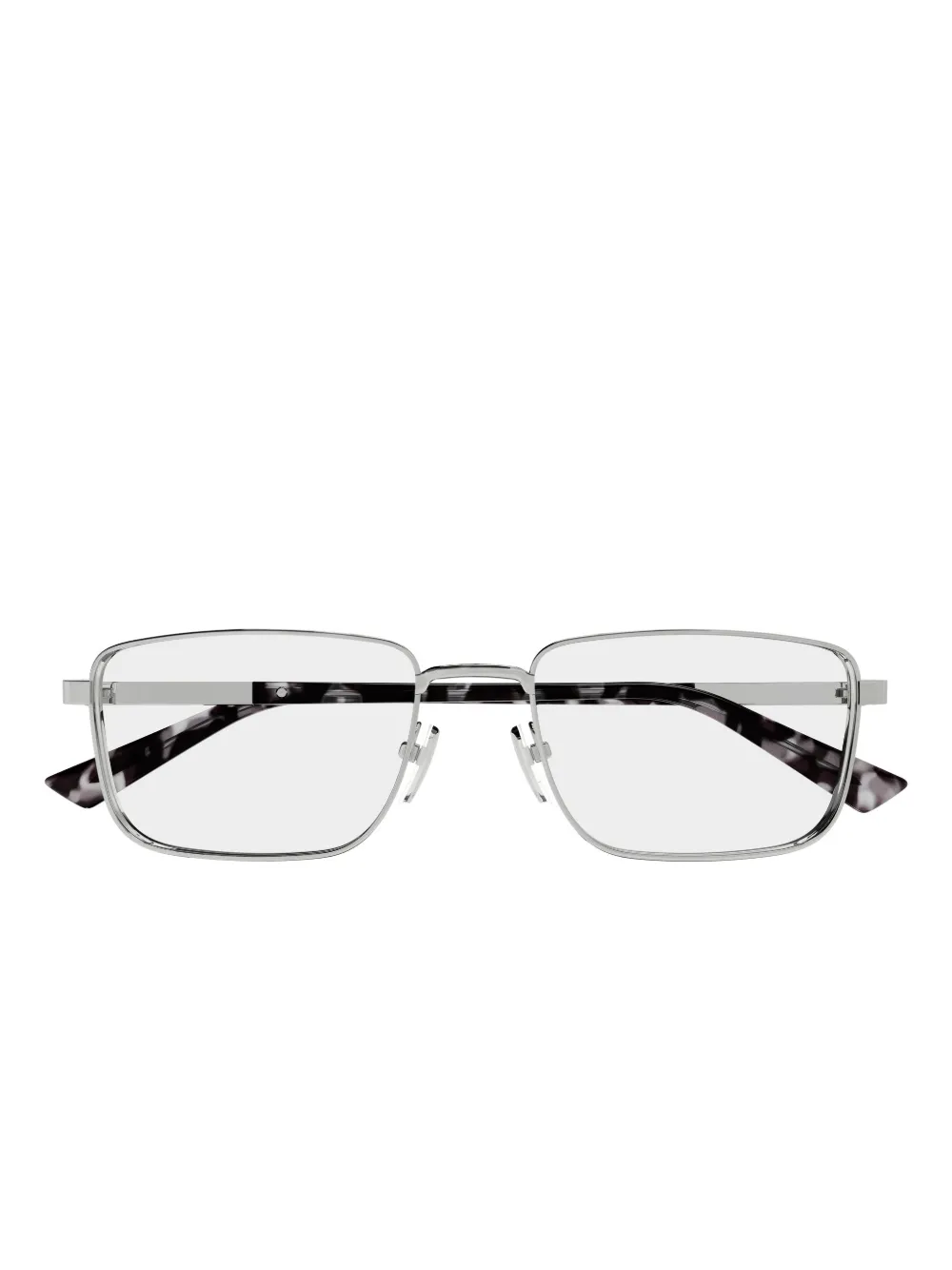 Gucci Eyewear Bril met rechthoekig montuur Zilver