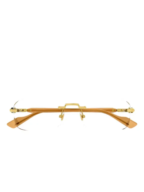 Gucci Eyewear rectangle-frame logo glasses