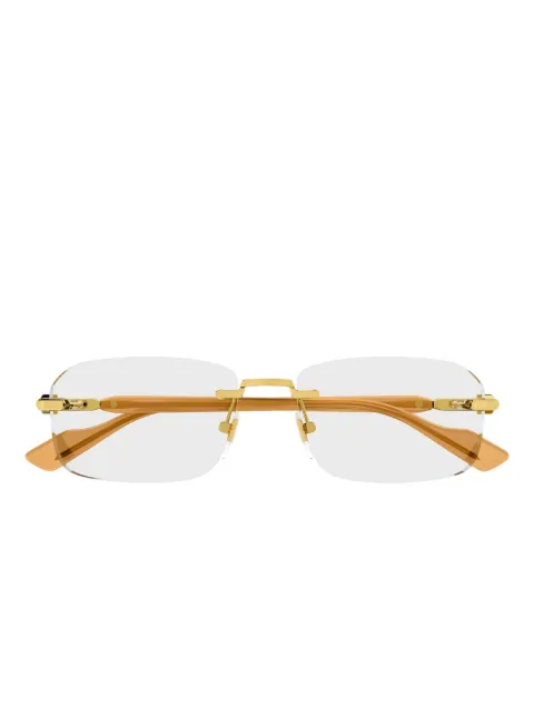 Gucci Eyewear rectangle-frame logo glasses