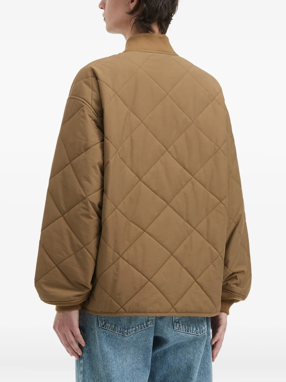 FINGERCROXX Gewatteerd bomberjack Bruin