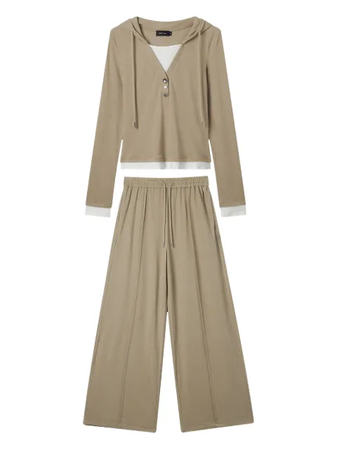 tout a coup drawstring trousers and top set