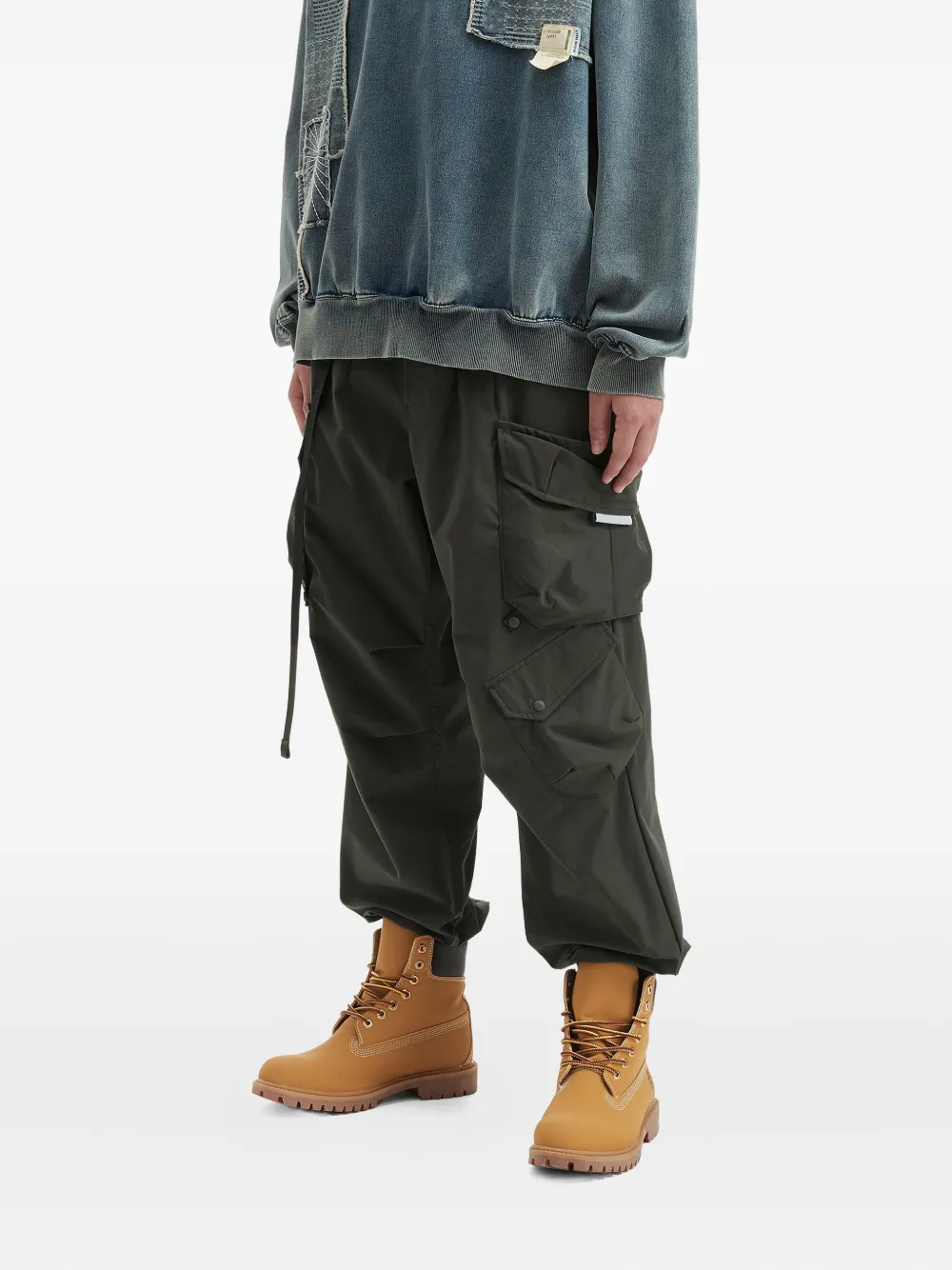 Musium Div. Cargo Tapered Trousers In Green