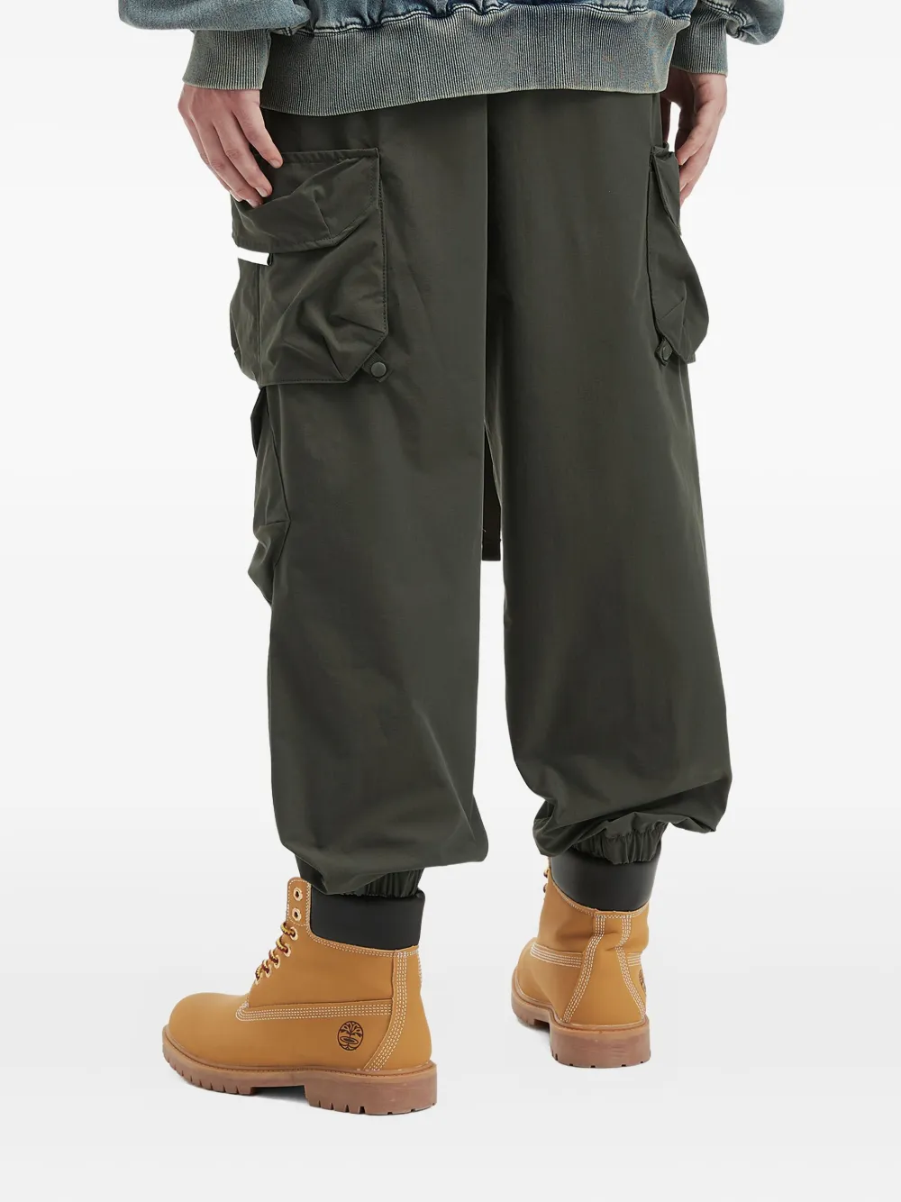 Musium Div. Cargo Tapered Trousers In Green