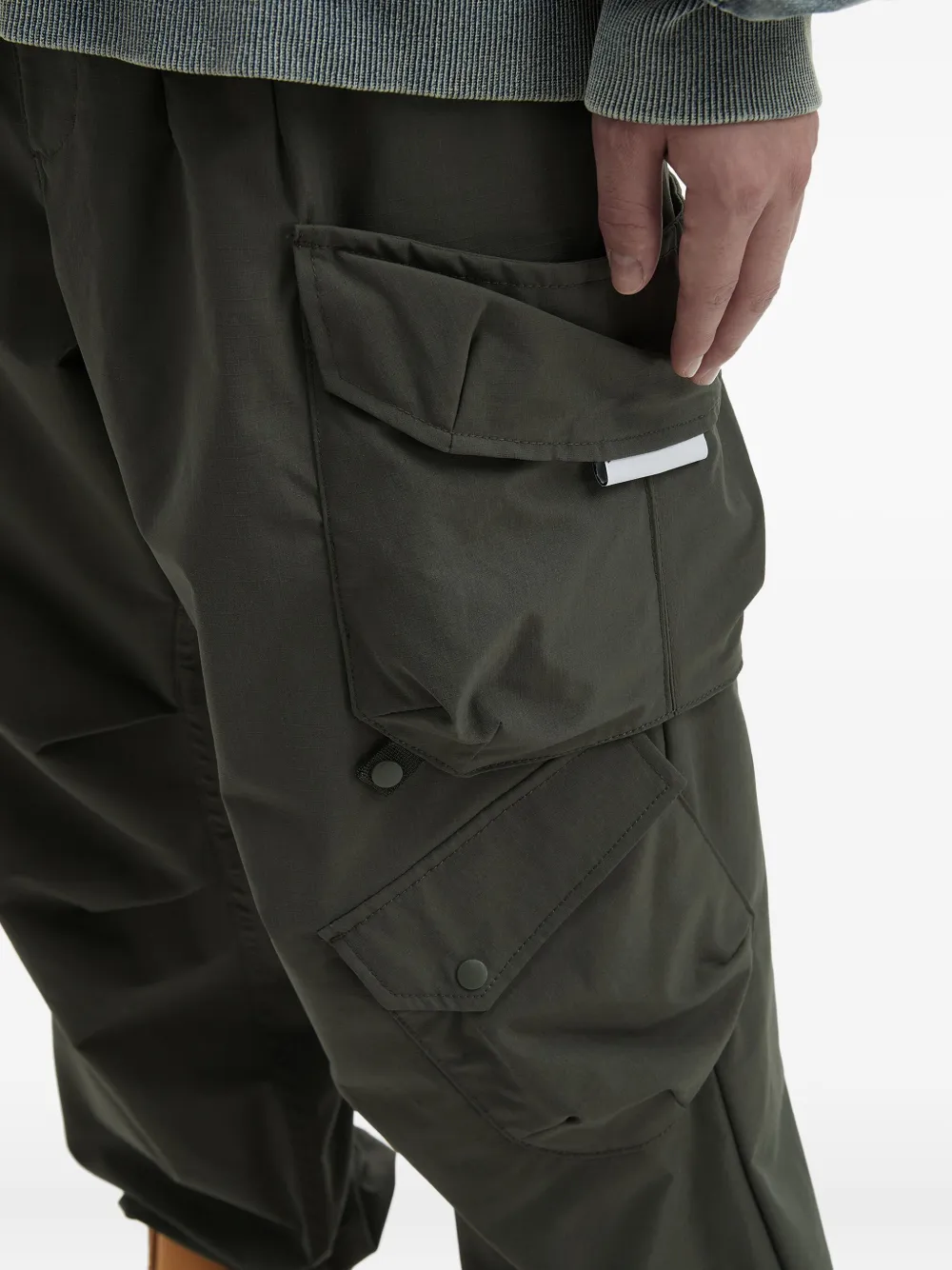 Musium Div. Cargo Tapered Trousers In Green