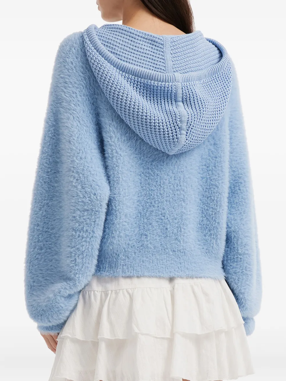 Tout A Coup Zip-up Hoodie In Blue