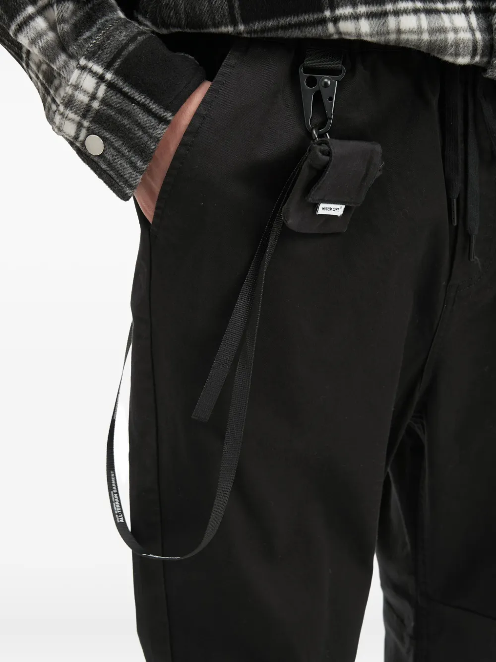Musium Div. Drawstring Trousers In Black