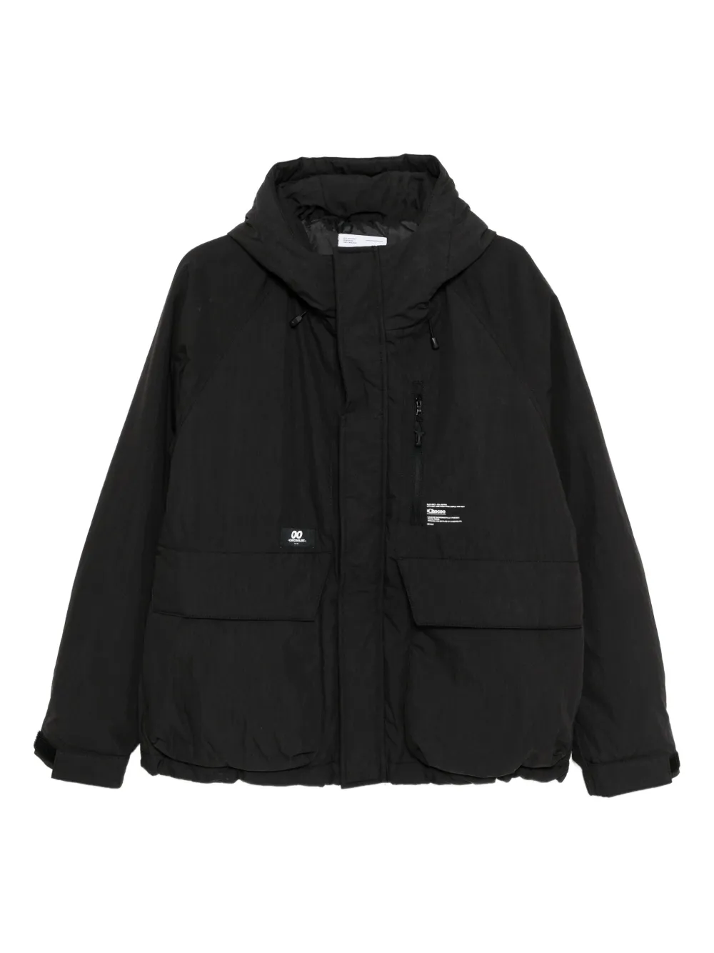 CHOCOOLATE logo-patch jacket | Black | Image 1