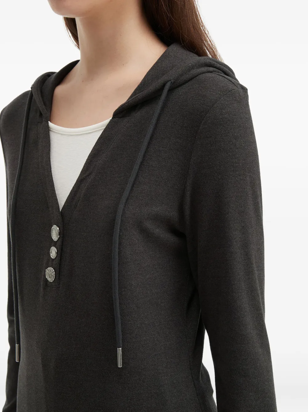 tout a coup Top en broek met trekkoord Grijs