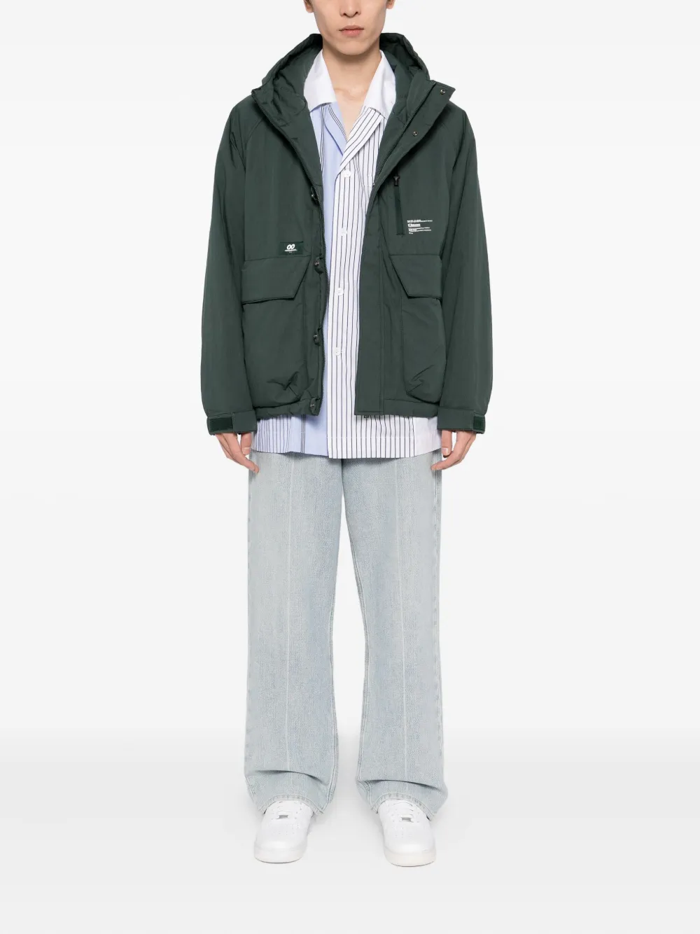 CHOCOOLATE logo-patch jacket | Down Jackets | Image 2