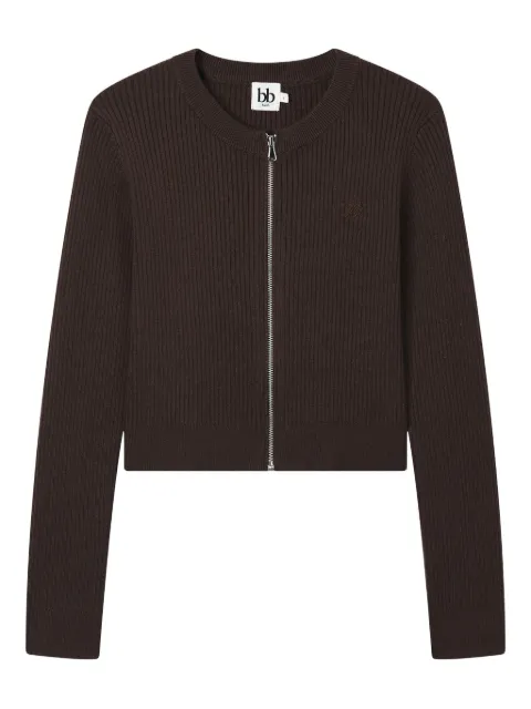 b+ab ribbed-knit cardigan 