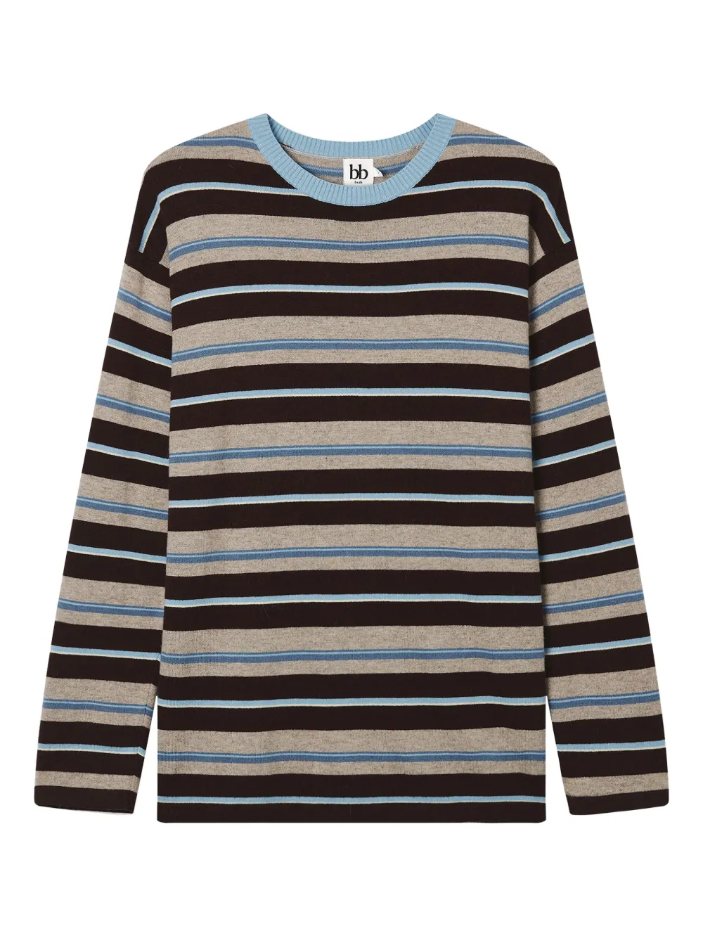 B+ab Striped Sweater In Multi