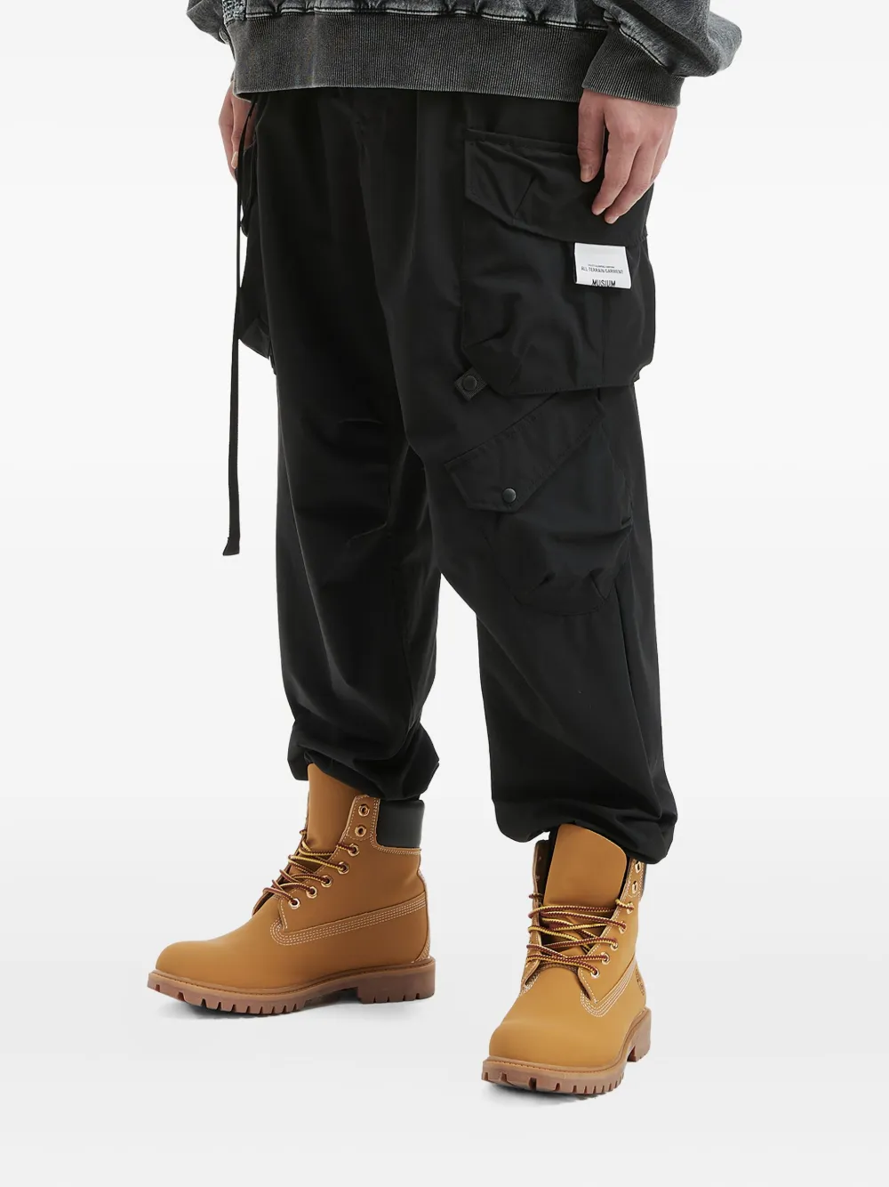 Musium Div. Multi-pocket Trousers In Black