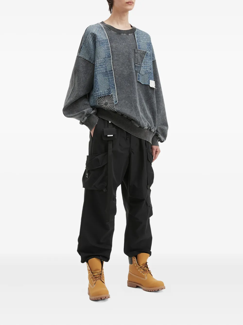 Musium Div. Multi-pocket Trousers In Black