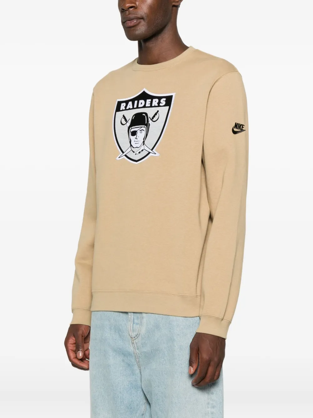 Nike x NFL Las Vegas Raiders Swing Pass Rewind Club sweater Beige