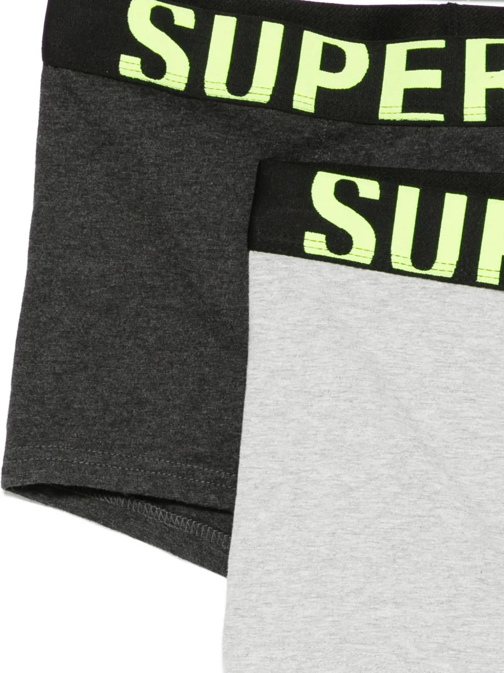 Superdry Logo Briefs (set Of Two) In Gray