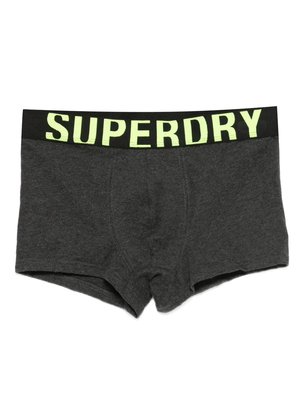 Superdry Logo Briefs (set Of Two) In Gray