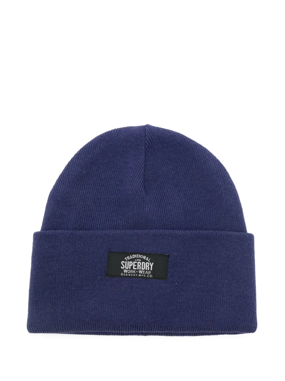 Superdry gorro con parche del logo | azul | Image 1