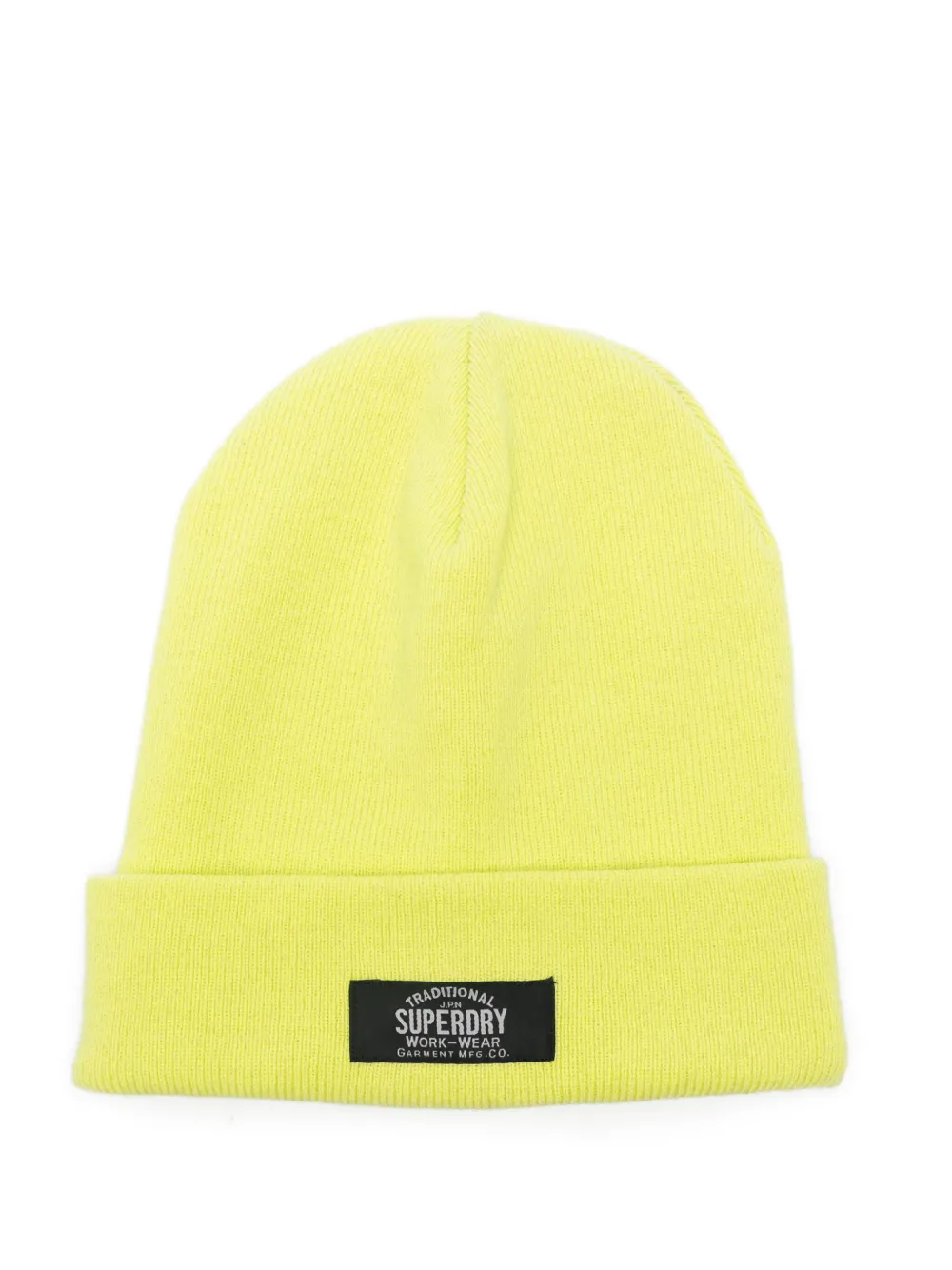 Superdry logo-patch beanie | Yellow | Image 1