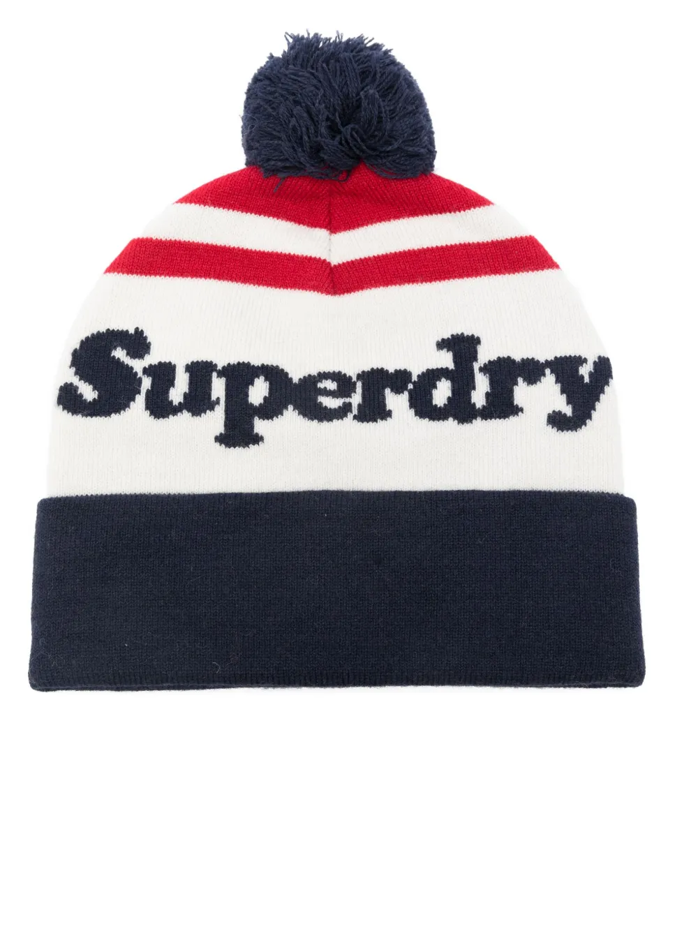 Superdry gorro a rayas con pompón | Image 2