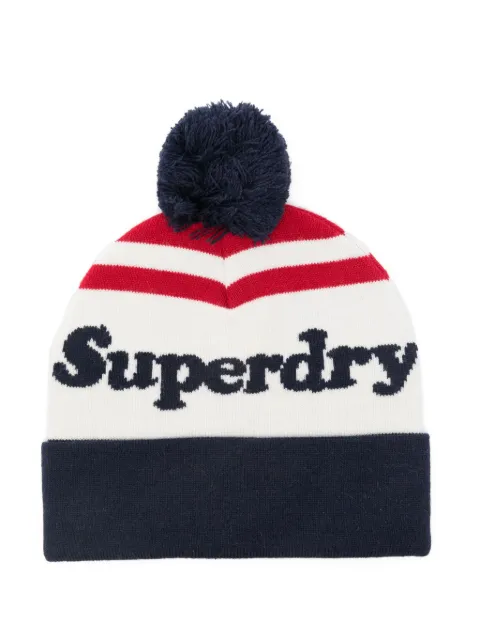 Superdry gorro con detalle de pompón