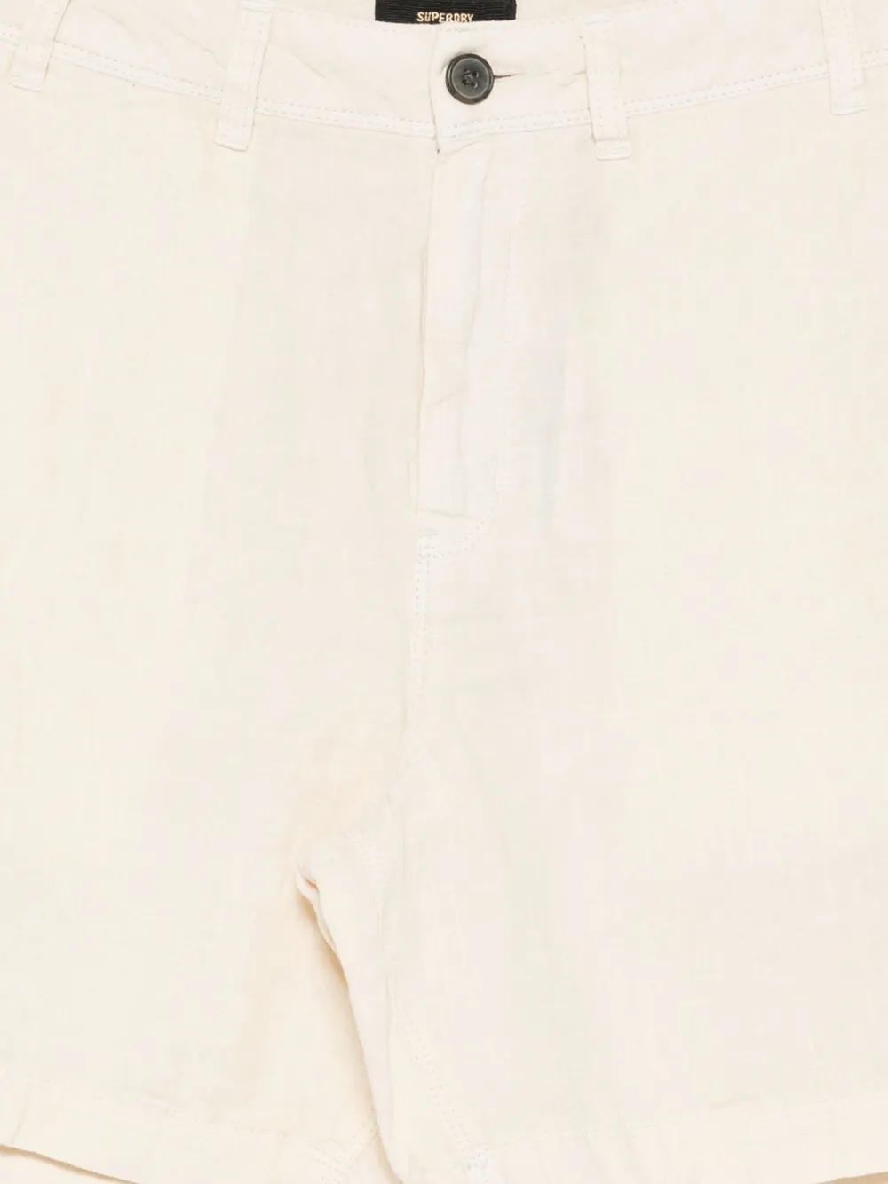 Superdry Shorts met knopen Beige